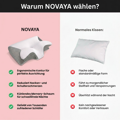 Das NOVAYA Kissen – Schluss mit Schmerzen am Nacken