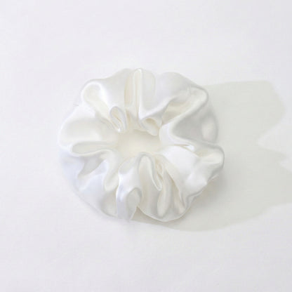 Premium Seiden Scrunchie | Haarpflege und Haarbruch Schutz | 100% Maulbeerseide