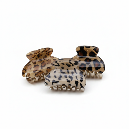 Haarspange | Leopard - Cappuchino Optik